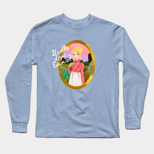 Badly Done Emma Portrait Long Sleeve T-Shirt